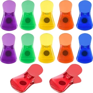 12 Pack Chip Clips Magnetic Bag Clips For Food Storage Snack Bag Sealing Clips