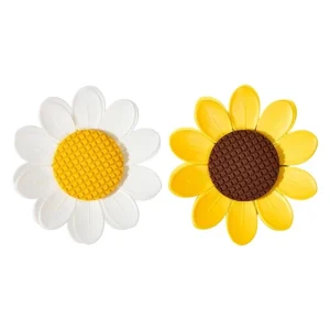 Colorful PP Refrigerator Magnets And Bag Clip Sunflower Sealing Clip