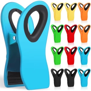 Chip Clips 12 Pack Strong Bag Clips Magnetic Food Sealing Clips Heavy Duty